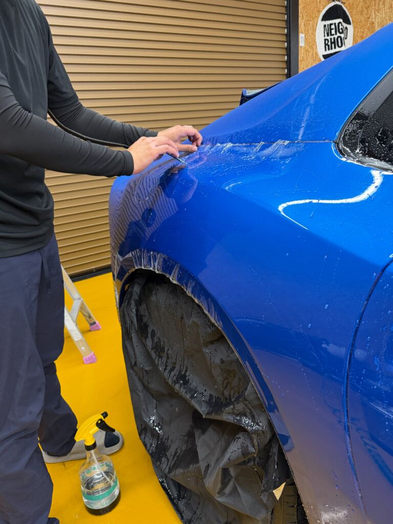 フェラーリ 812 GTS 施工中 2