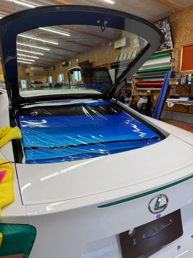 レクサス LFA 施工中 3